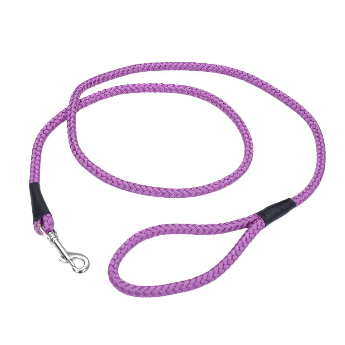 Coastal Pet Rope Dog Leash - Tangle-Free Walking - Soft-Braided Nylon - Fade-Resistant Colors with Snap Swivel Hook - Orchid 1/2" x 06