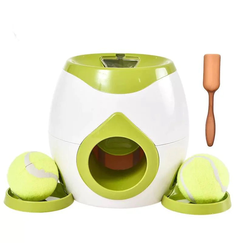 Play’nFeed Interactive Pet Feeder Toy – Automatic Ball Launcher & Food Dispenser for Active Pets