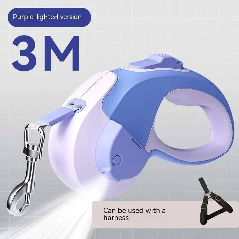 Illuminated Retractable Dog Leash