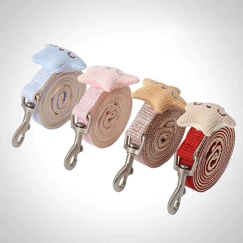 Houndstooth Dog Leash – Stylish Nylon Lead