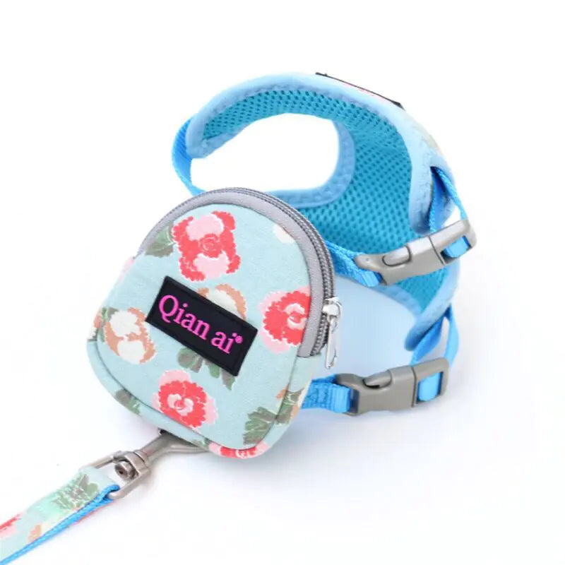 Pet Vest Harness & Leash Combo – Lightweight, Breathable & Adjustable