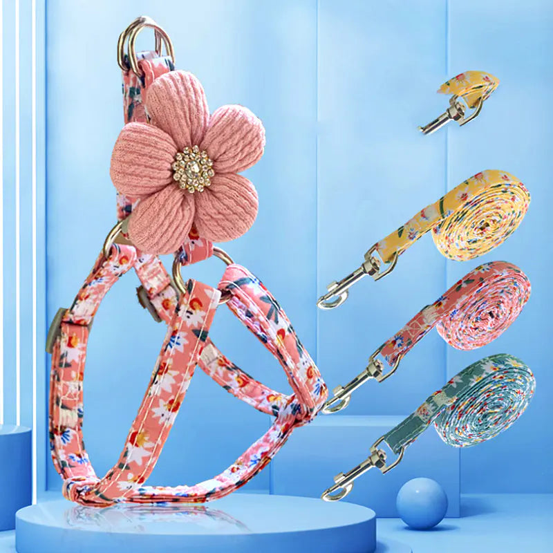 Adjustable Pet Chest Strap & Traction Rope