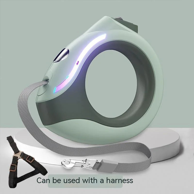Illuminated Retractable Dog Leash