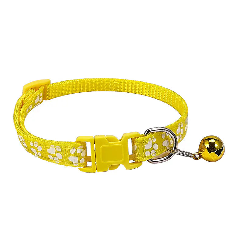 Footprint Printing Applique Bell Collar