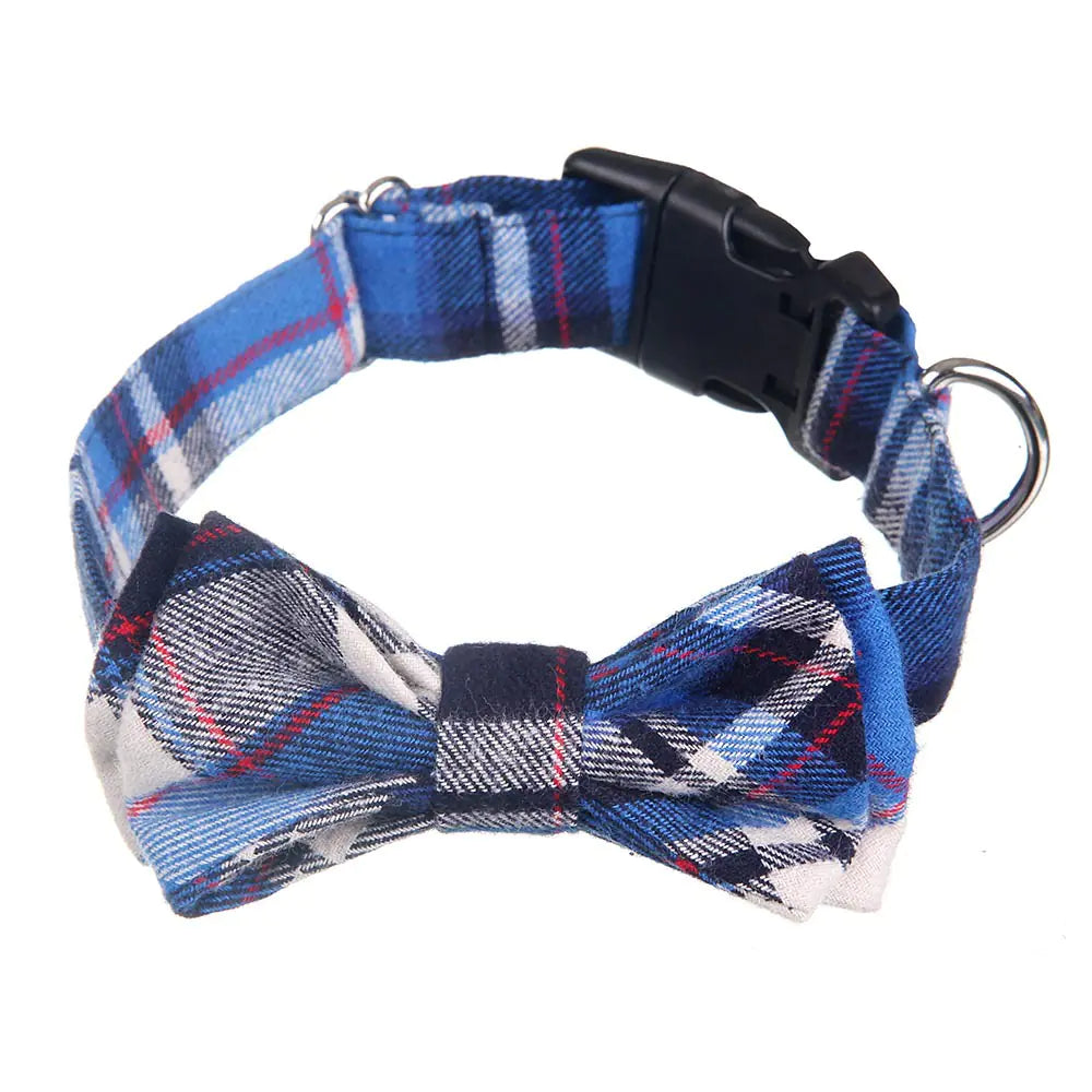 Adjustable Grid Bow Design Collar