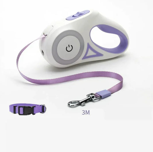 Retractable Leash Collar Spotlight