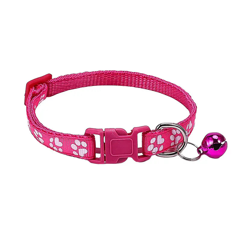 Footprint Printing Applique Bell Collar