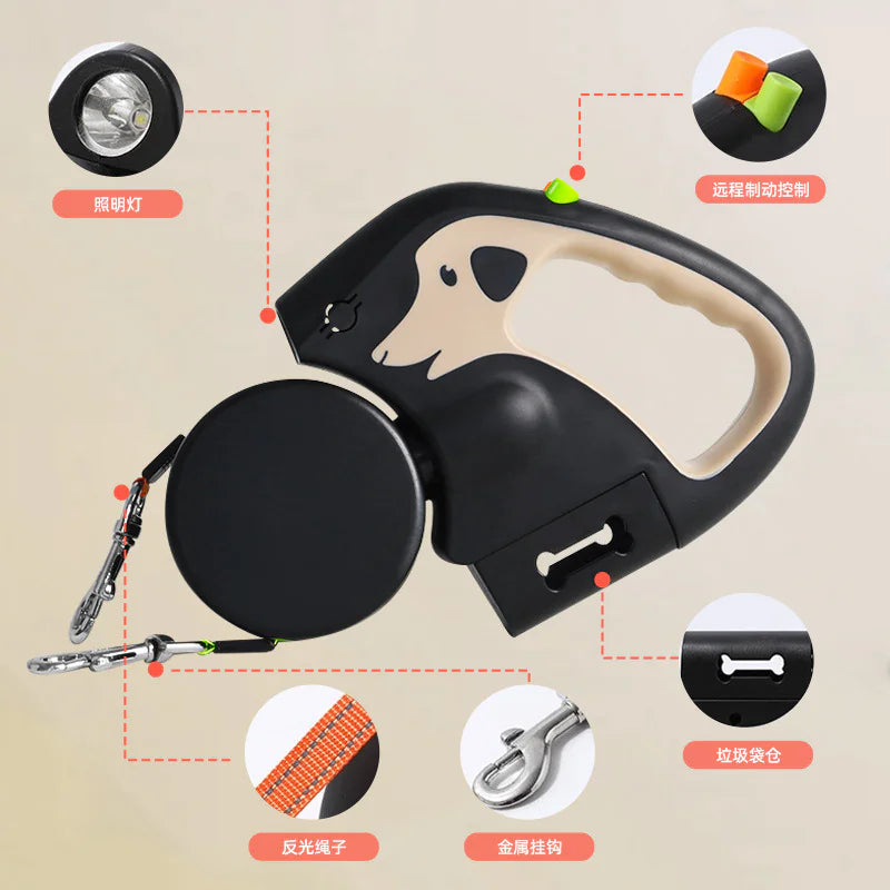Dual Retractable Pet Leash