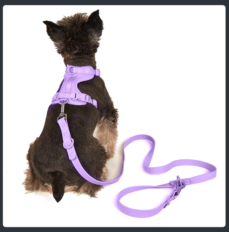 Waterproof Dog Collar & Leash Set – Anti-Bite, Durable PVC Design