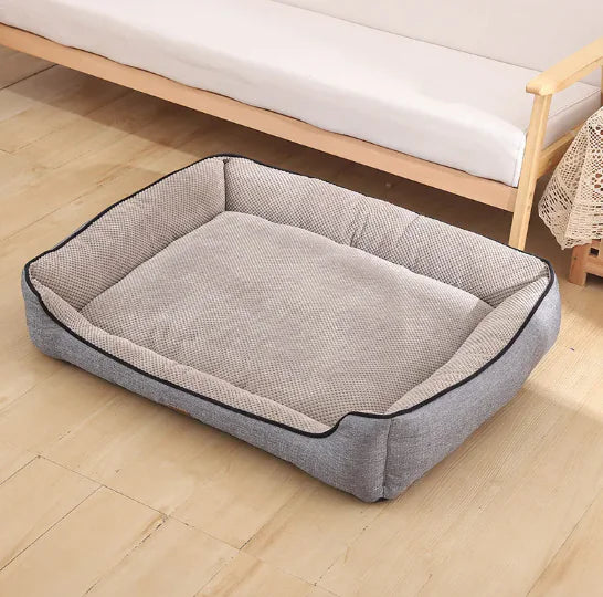 Four Seasons Comfort Pet Bed – Removable & Washable Kennel for Dogs and Cats