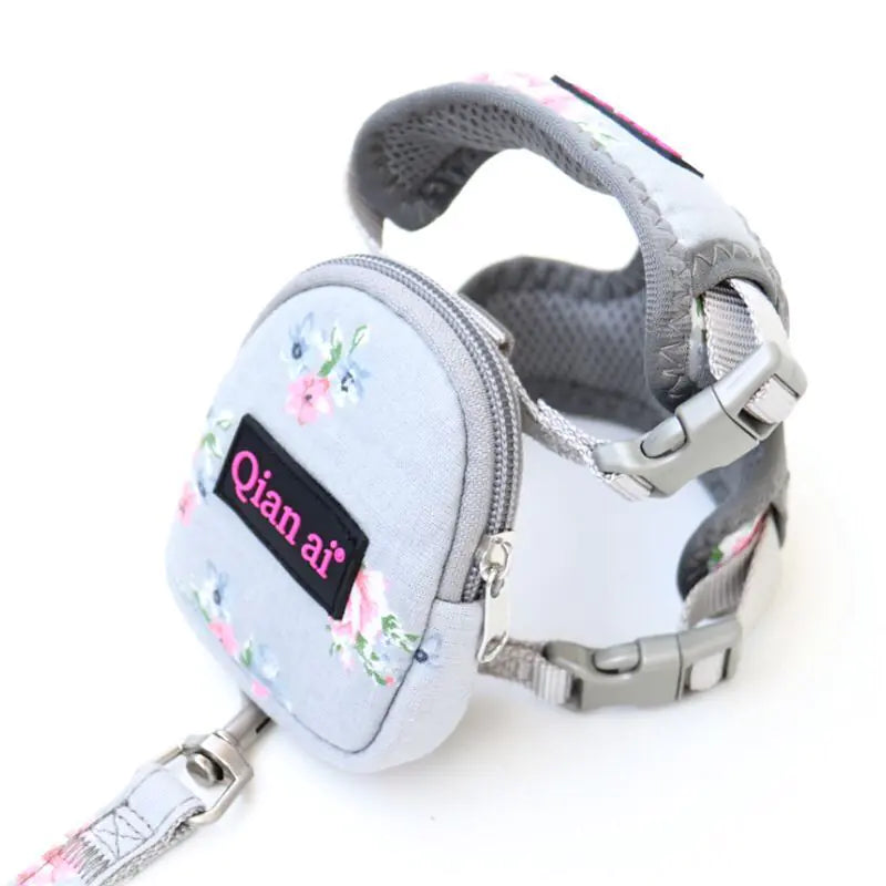 Pet Vest Harness & Leash Combo – Lightweight, Breathable & Adjustable
