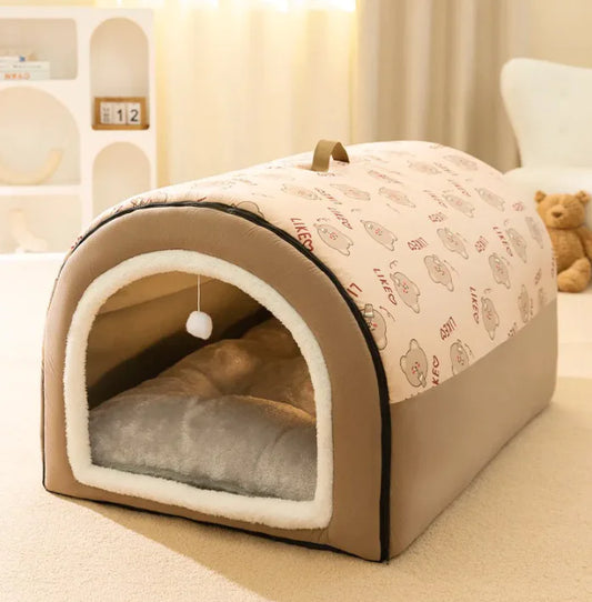 CozyPaws Luxe Dog Bed – Plush Comfort & Ergonomic Support with Stylish Design