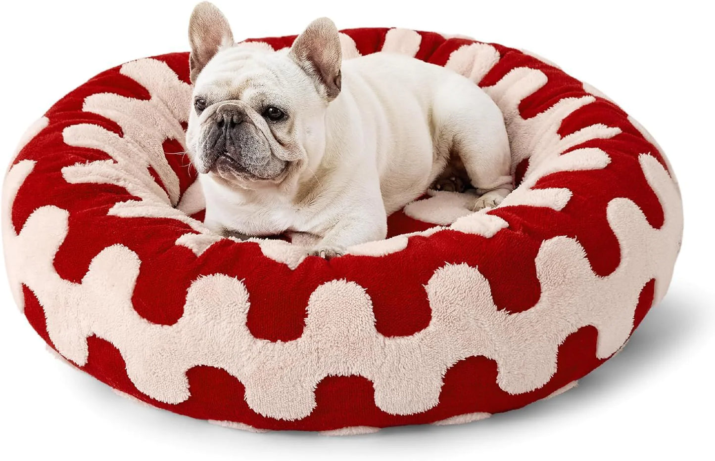 Four Seasons Round Pet Bed – Warm & Cool Comfort for Cats, Dogs & Small Pets