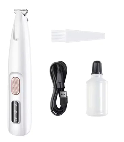 LED Waterproof Dog Paw Trimmer with Wide Blade (One Set)