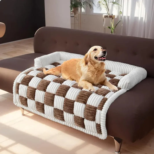 PlushWarmth Pet Bed – Thickened Cushion Comfort for Cats & Dogs