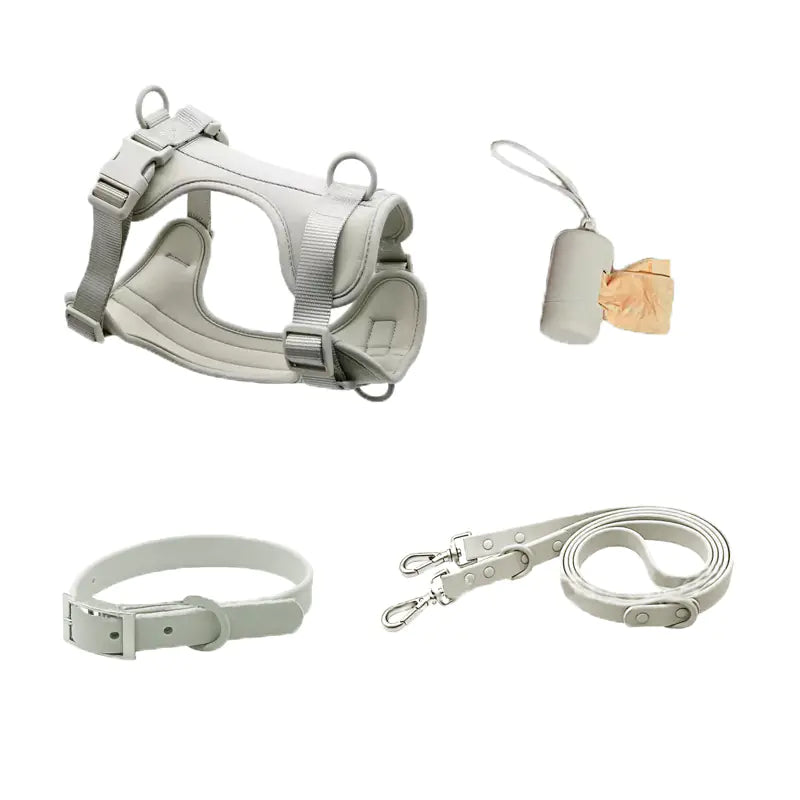 Waterproof Dog Collar & Leash Set – Anti-Bite, Durable PVC Design