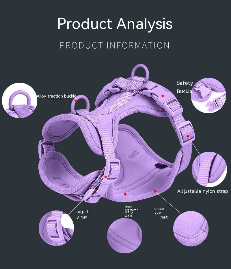 Waterproof Dog Collar & Leash Set – Anti-Bite, Durable PVC Design