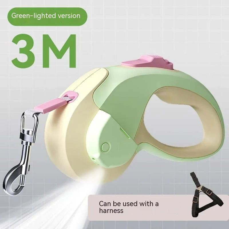 Illuminated Retractable Dog Leash