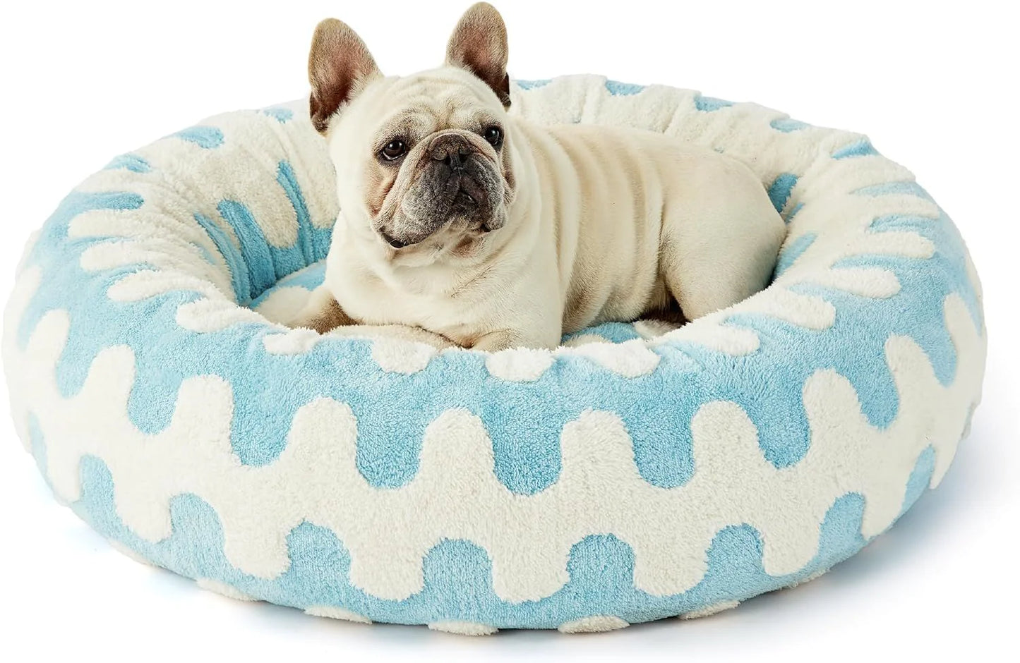 Four Seasons Round Pet Bed – Warm & Cool Comfort for Cats, Dogs & Small Pets