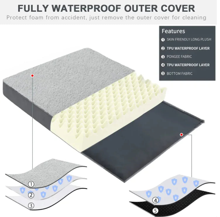 VelvetDream Pet Bed for Dogs and Cats