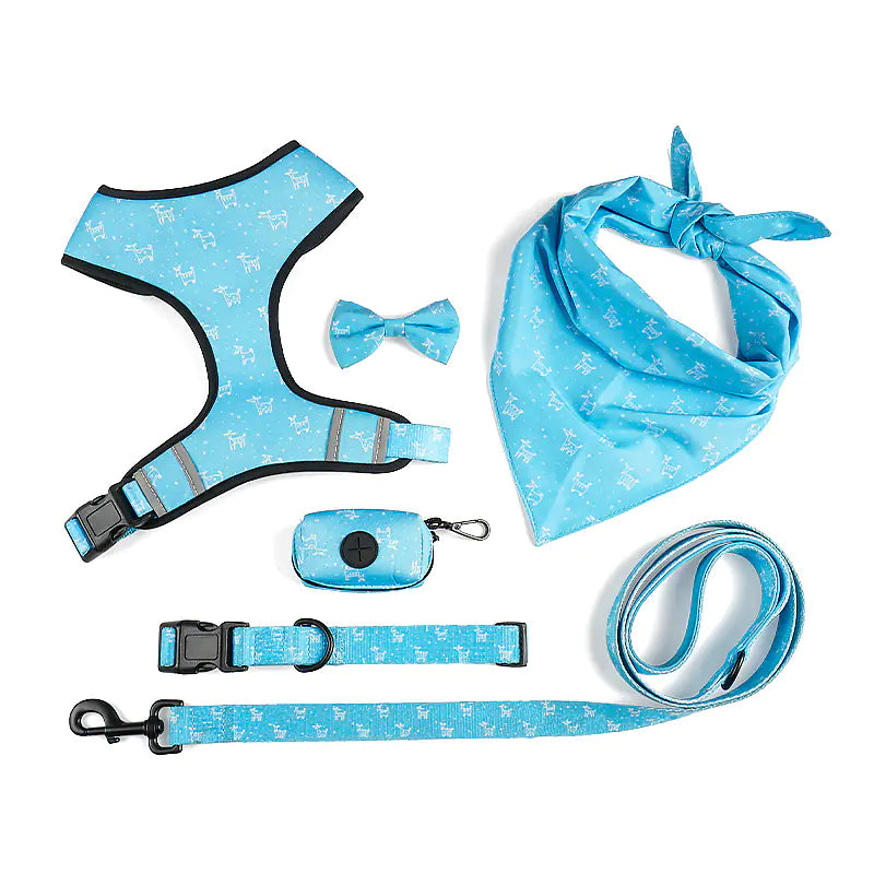 Pet Dog Leash Harness with Bow
